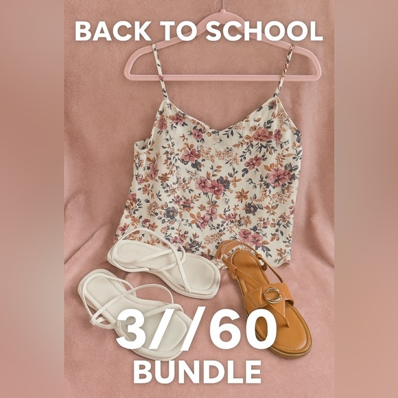 ✨ Floral Satin Cami – Pink & Purple Blossoms – Size L | Closet Blowout ✨ - Picture 3 of 5